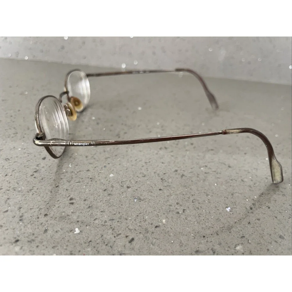 WRANGLER EYEGLASSES FRAMES ONLY Style GARTH BRN brown 50-20-140 full rim oval